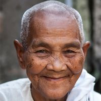 Nonne / nun (Siem Reap / Kambodscha - Cambodia) People403