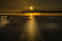 Sonnenuntergang am See / sunset at lake (Deutschland - Germany) winter808