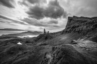 Old Man of Storr (Isle of Skye / Schottland - Scotland) b&amp;w130