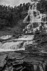 Wasserfall / water fall (Norwegen - Norway) b&amp;w183