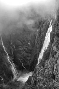 Wasserf&auml;lle / water falls (Norwegen - Norway) b&amp;w184